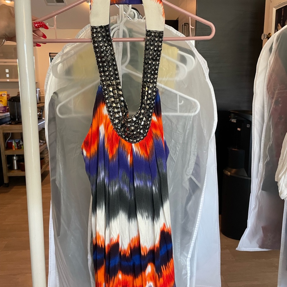 Boston Proper Multicolor Halter Top